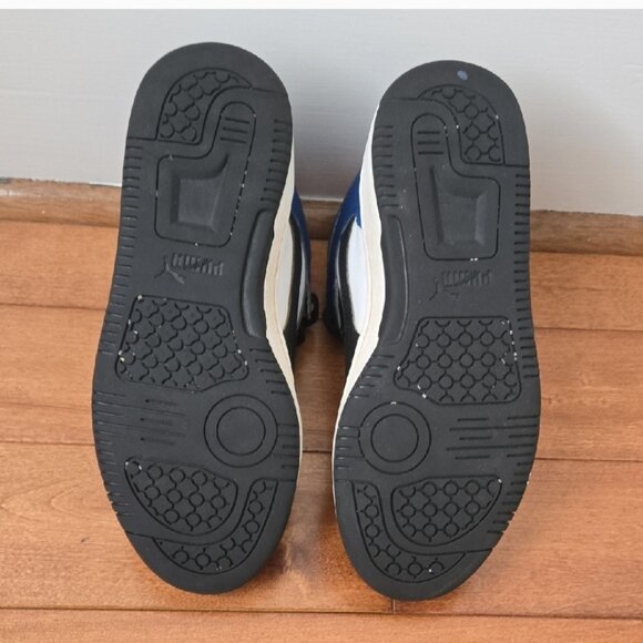 Puma Rebound high - top Black and White sneakers with Red accents size 5 - Picture 6 of 8